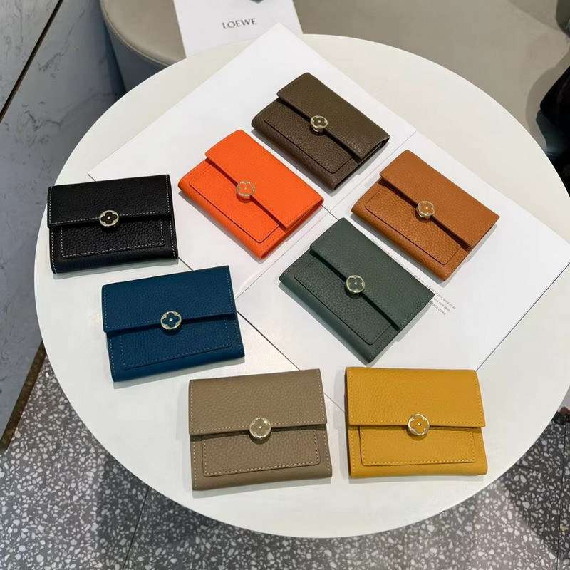 コインケース  ブランドロゴ入りマルチカラーコンパクトウォレット
