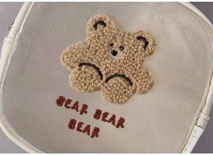 コインケース  動物刺繍入りミニポーチ
