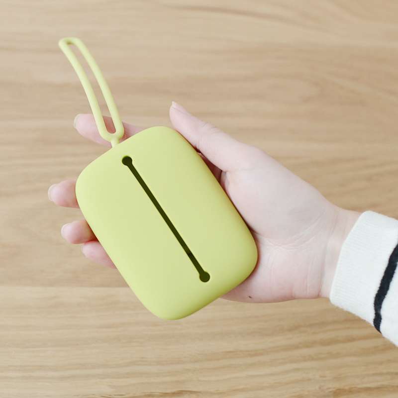 コインケース  シンプルシリコン製カード型キーケース