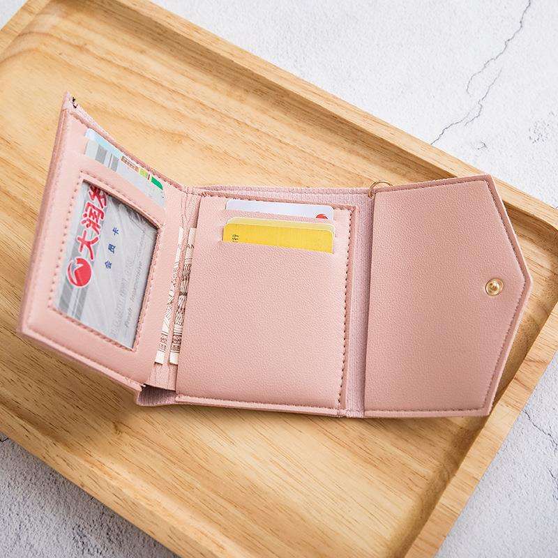 コインケース  多機能コンパクト財布 定期入れ付き