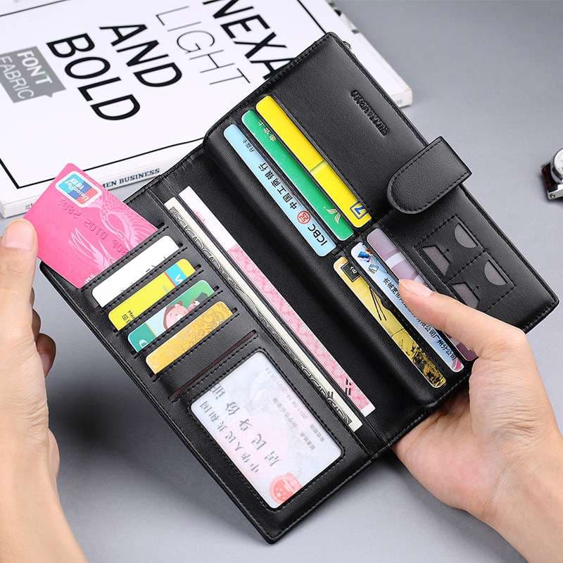 コインケース 多機能ジッパー付き長財布