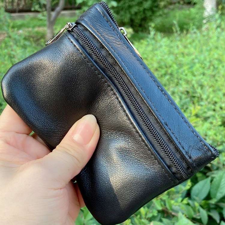 半円形レザーコインケース2点セット