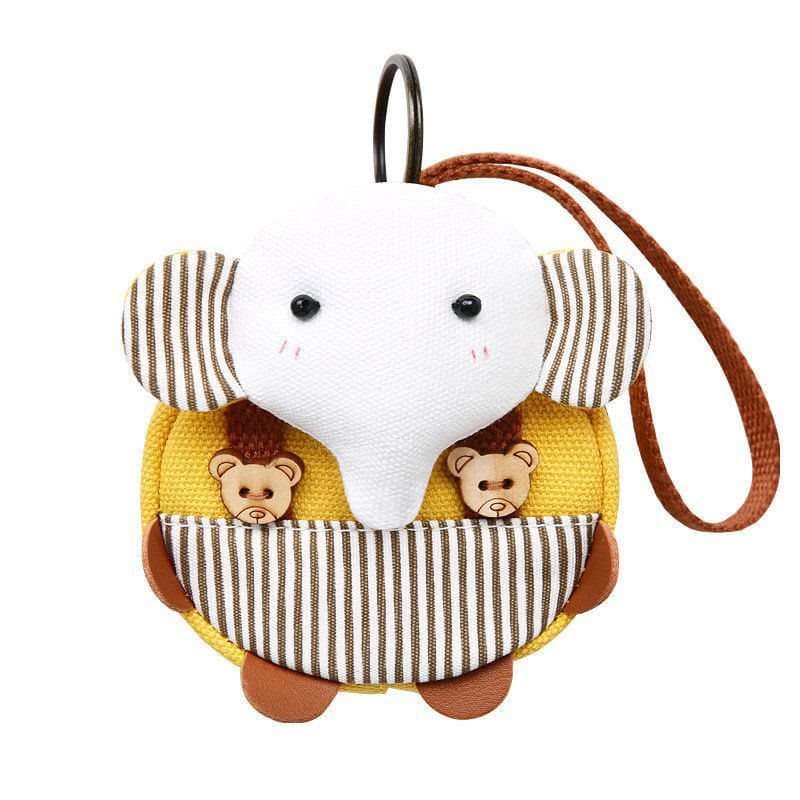アニメーションキャラクター入りの透明コインケース